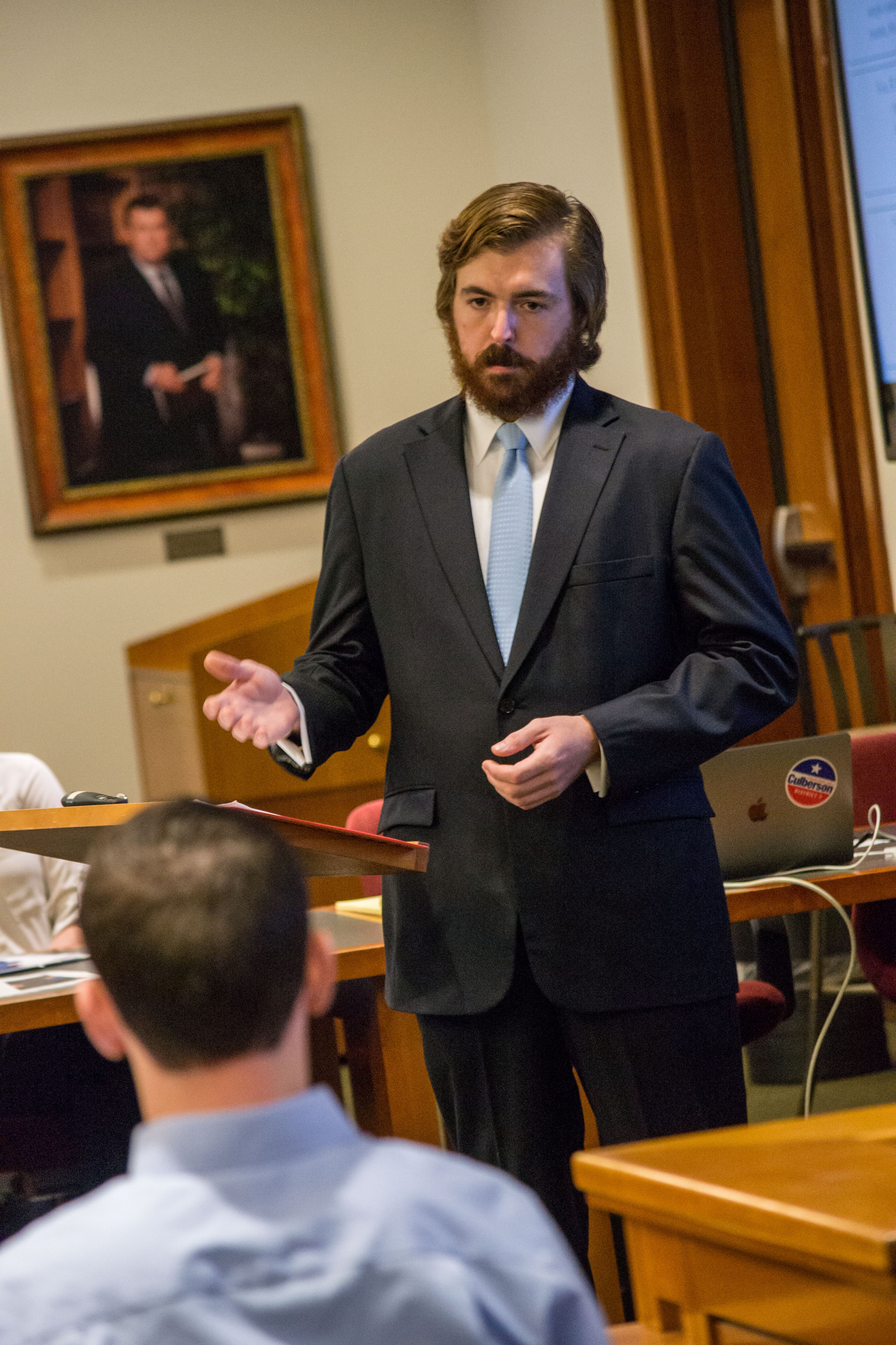 Finalist Nicho Stevens Makes a Point