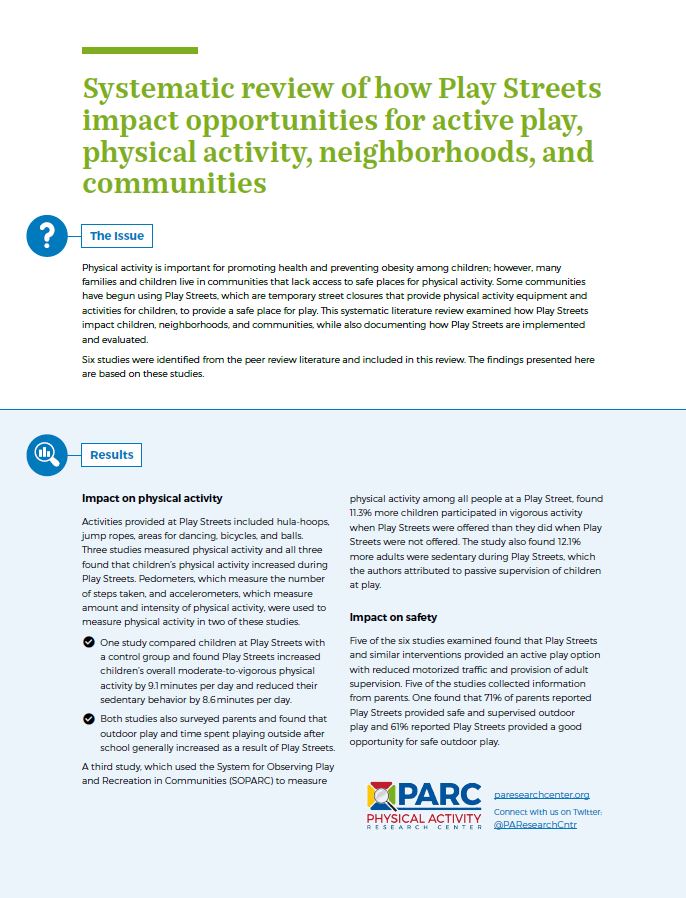 Impact Opportunities for play