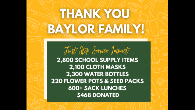 Thank You Baylor Family!