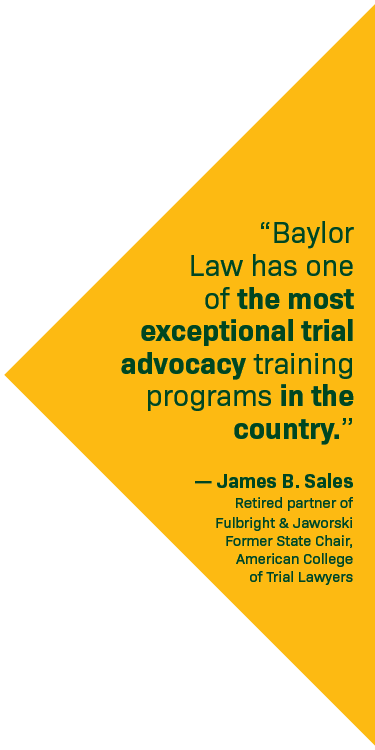 Baylor Quote about Practice Court