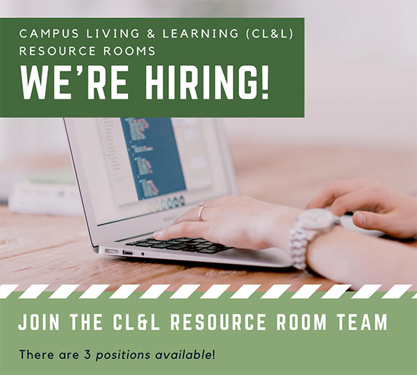 Resource Room Hiring Graphic
