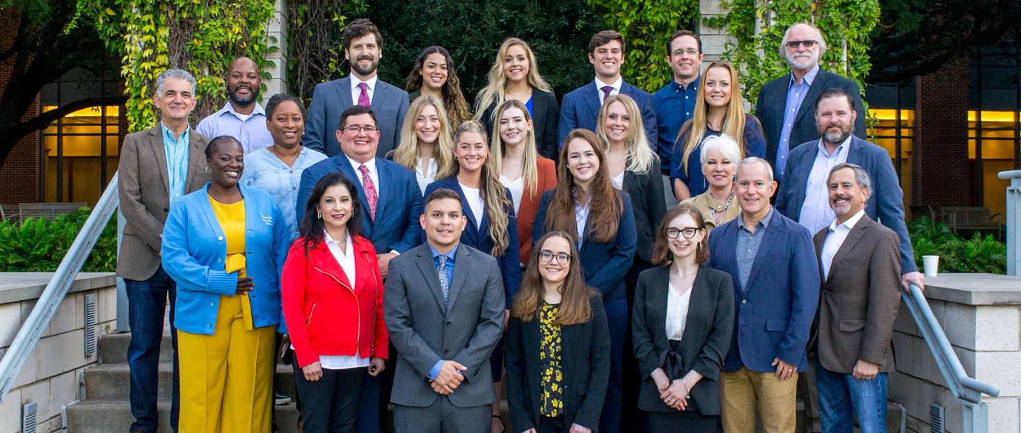 Professor Richard Alpert, Far Left, with the Students and Instructors of Baylor Law's Ninth Criminal Law Bootcamp