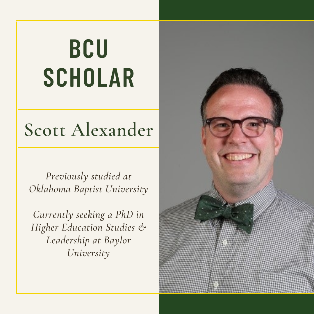 Scott Alexander BCU Scholar
