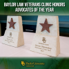 Baylor Law Veterans Clinic Recognizes Two Waco Attorneys  for their Pro Bono Service to Central Texas Veterans