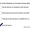 Changes Coming to Canvas Quizzes