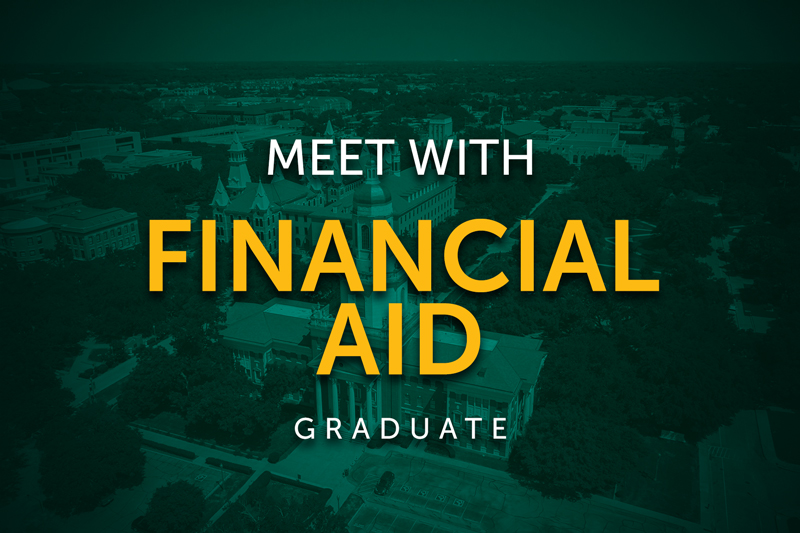 Meet with Financial Aid - Graduate