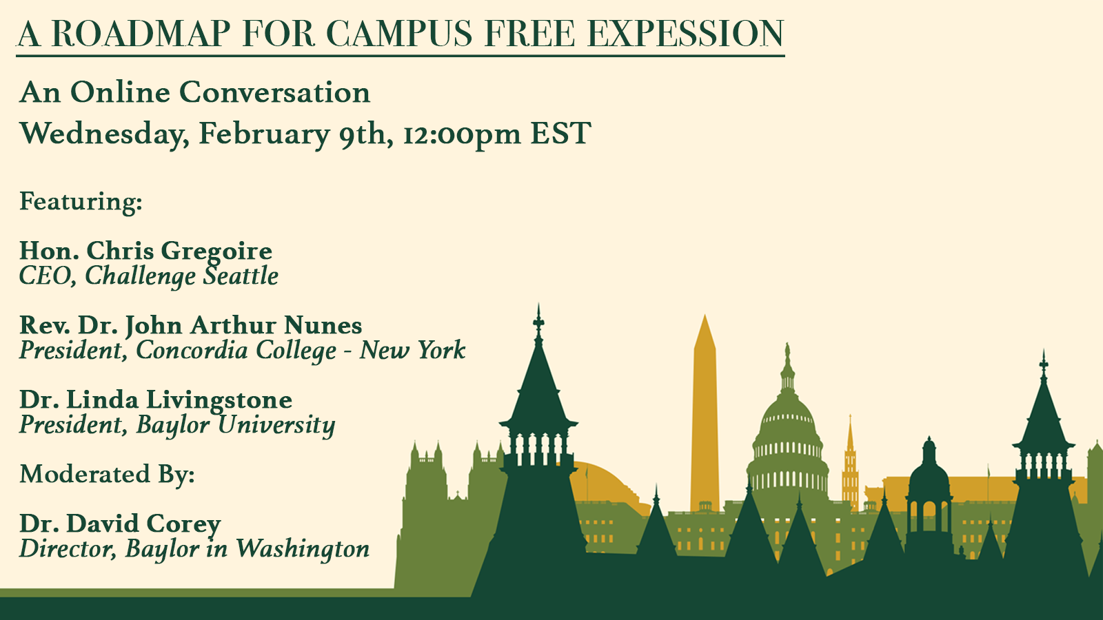 February 9th at Noon EST: A Roadmap for Campus Free Expression