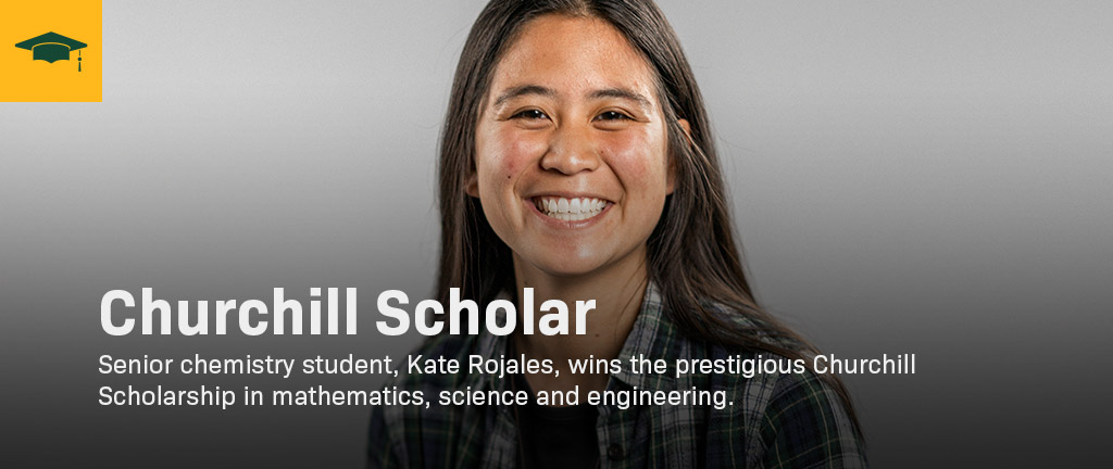 Chemistry student Kate Rojales.