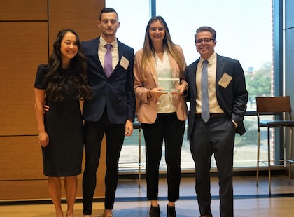 Third Place winners: Oklahoma State University students Alexis Hightower, Bailey Hackler, Joey Tripodi and Jacob Fincham