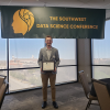 Senior physics major wins award at the Southwest Data Science Conference