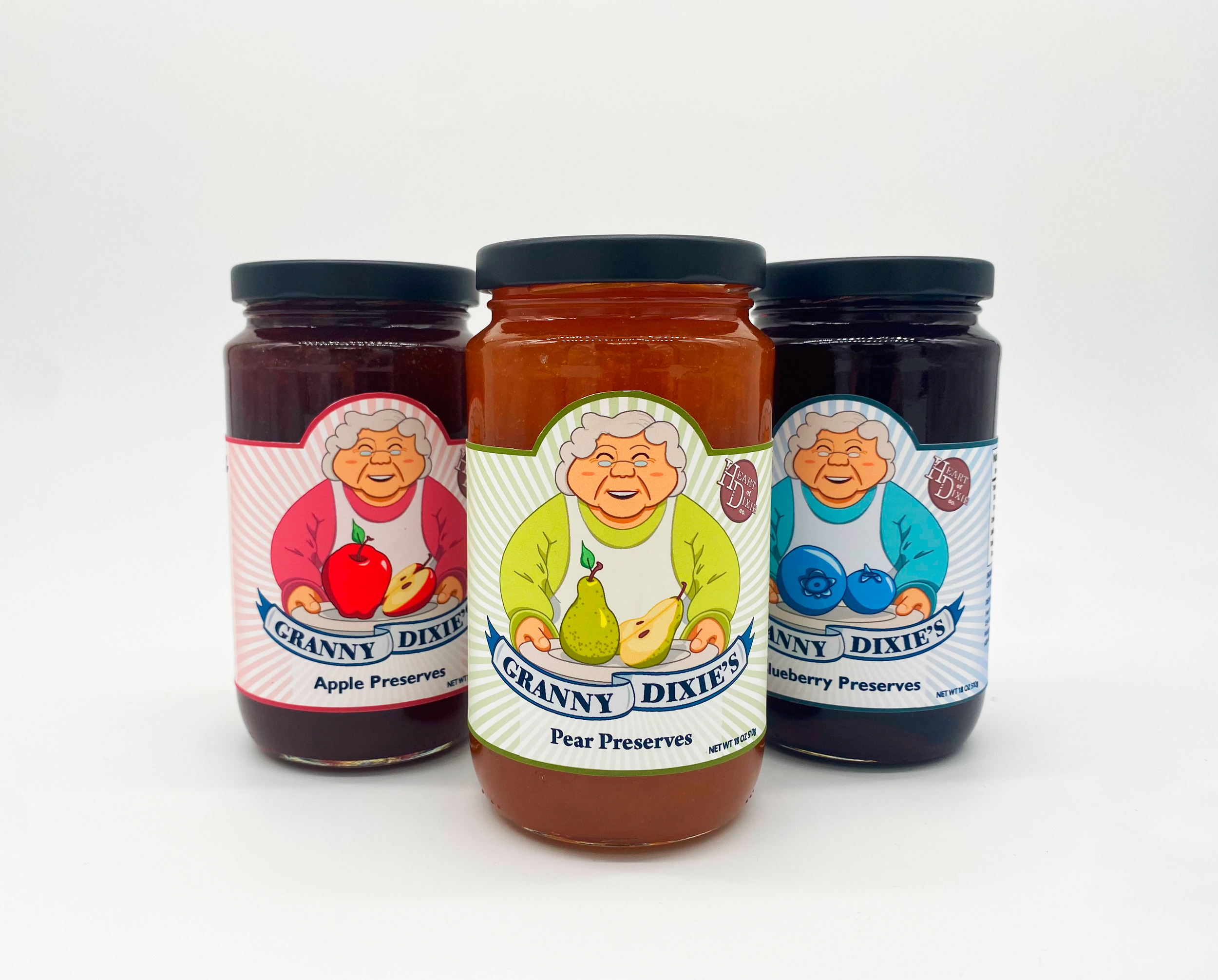 Granny Dixie’s Preserves Front<br>2022<br>Epson InkJet Print<br>5 x 2.5 x 2.5