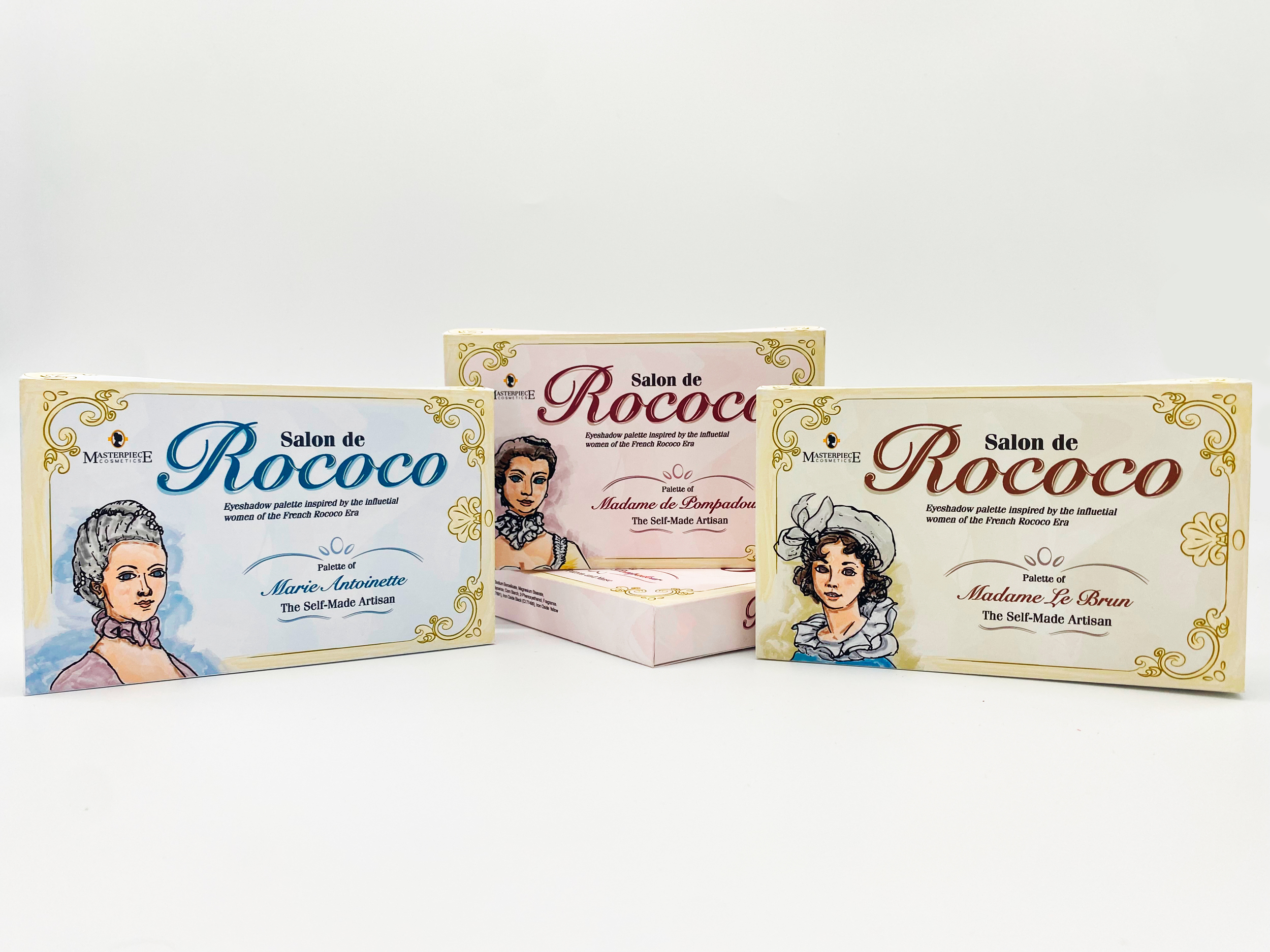 Salon de Rococo Eyeshadow Palette Front<br>2022<br>Epson InkJet Print<br>4 x 6 x 1