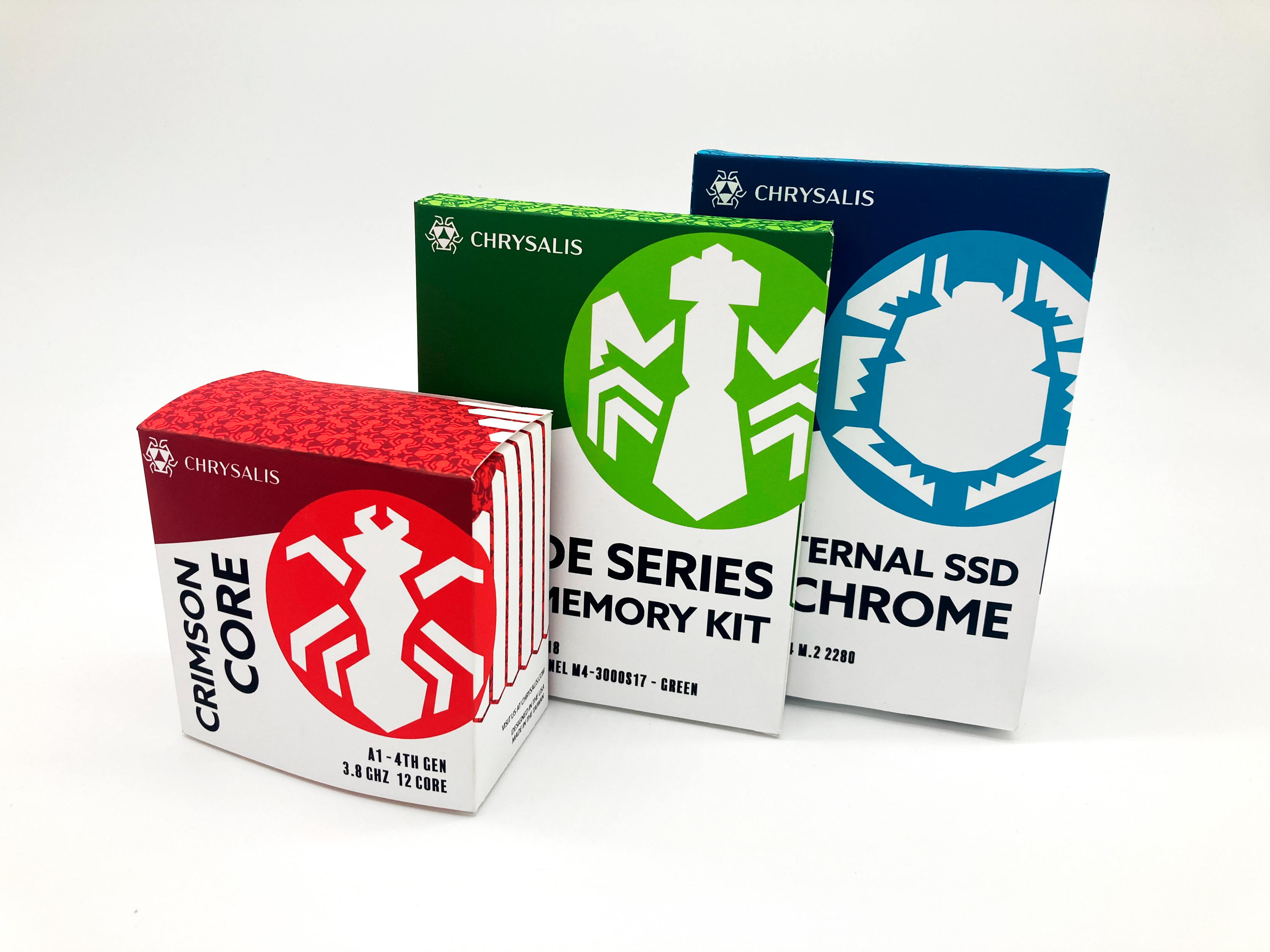 Chrysalis Package Design Outside<br>2022<br>EPSON Inkjet Print<br>6.5 x 14 x 2.5