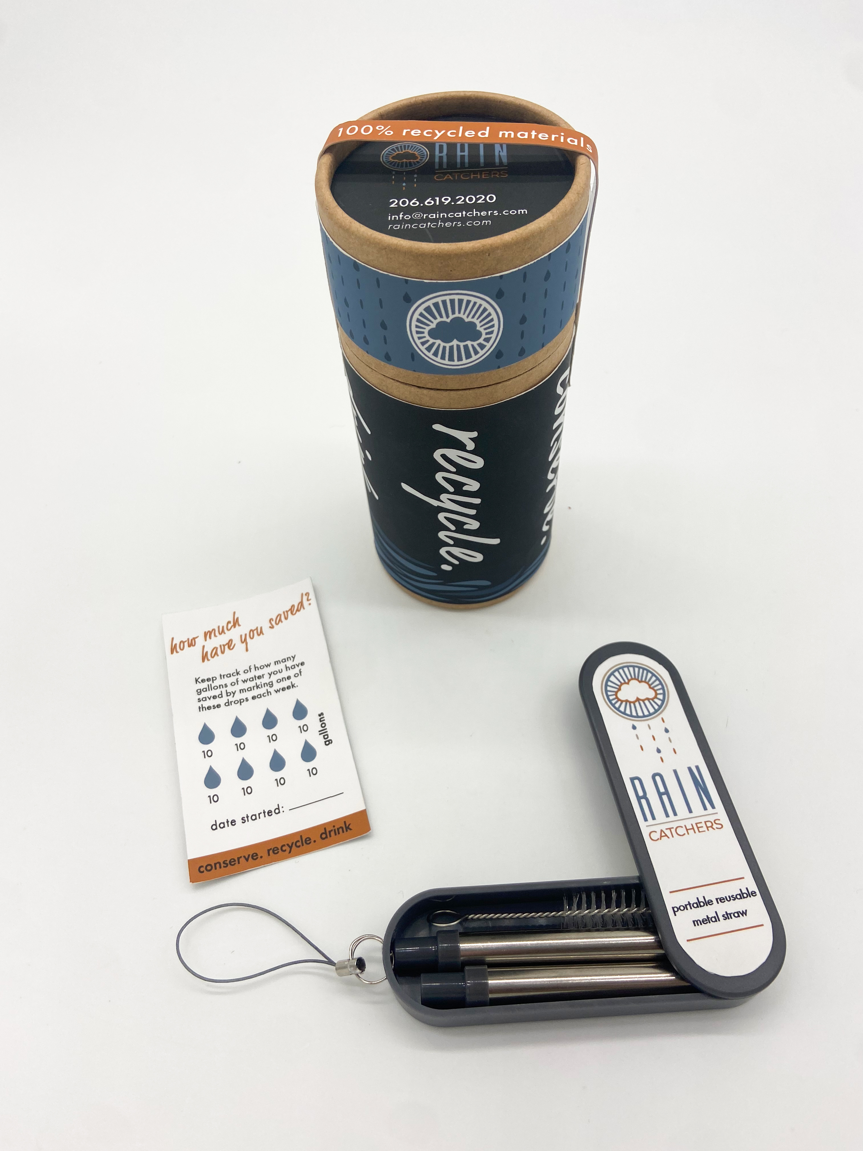Rain Catchers Promotional Package Group<br>2022<br>Epson InkJet Print<br>2.5 x 2.5 x 5