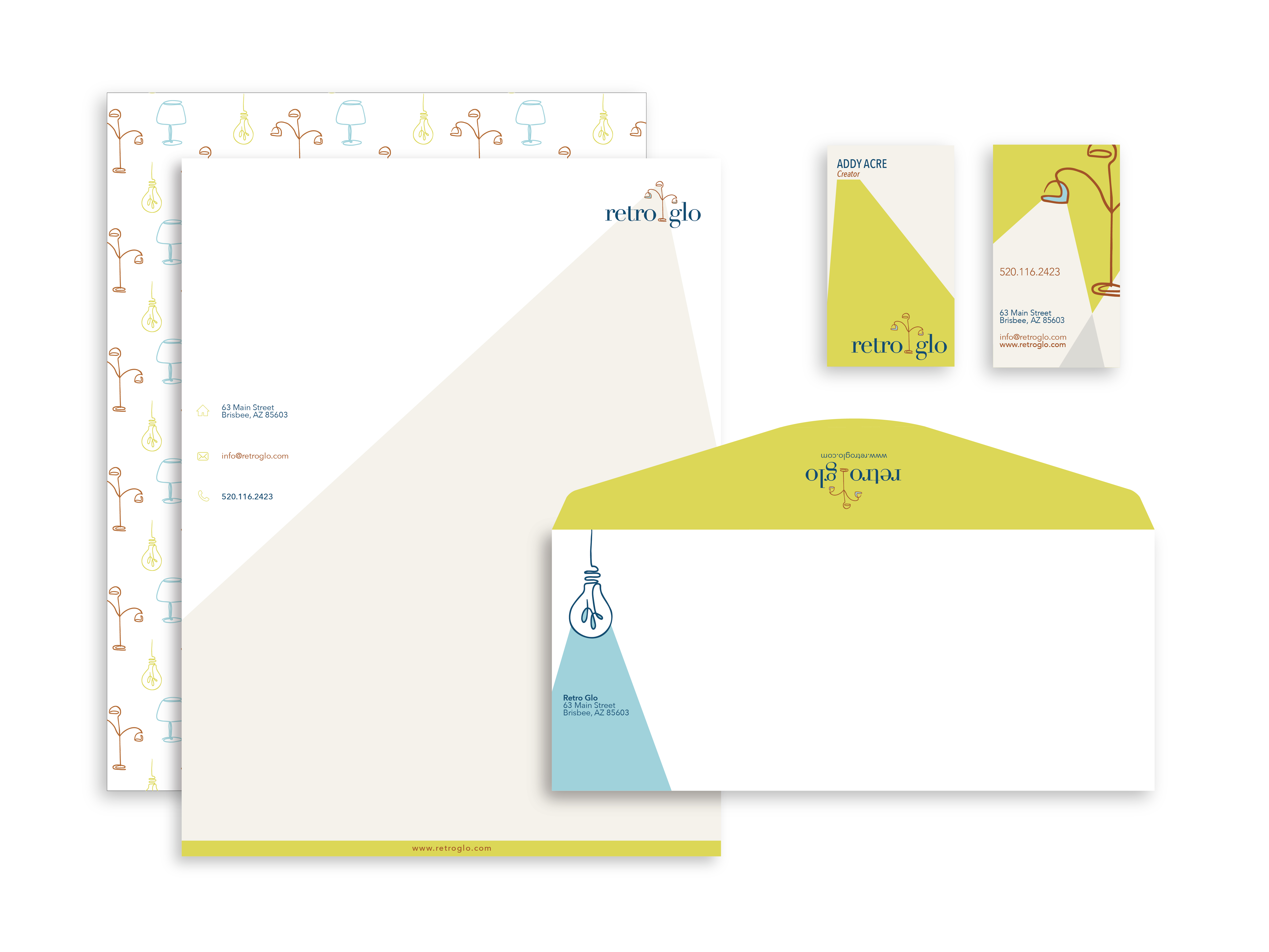 Retro Glo Brand Identity<br>2022<br>Epson InkJet Print<br>20 x 15