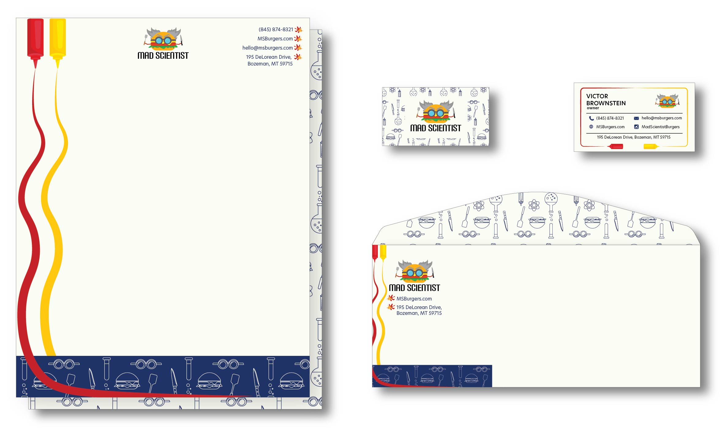 Mad Scientist Brand Identity<br>2022<br>EPSON Inkjet Print<br>19 x 13