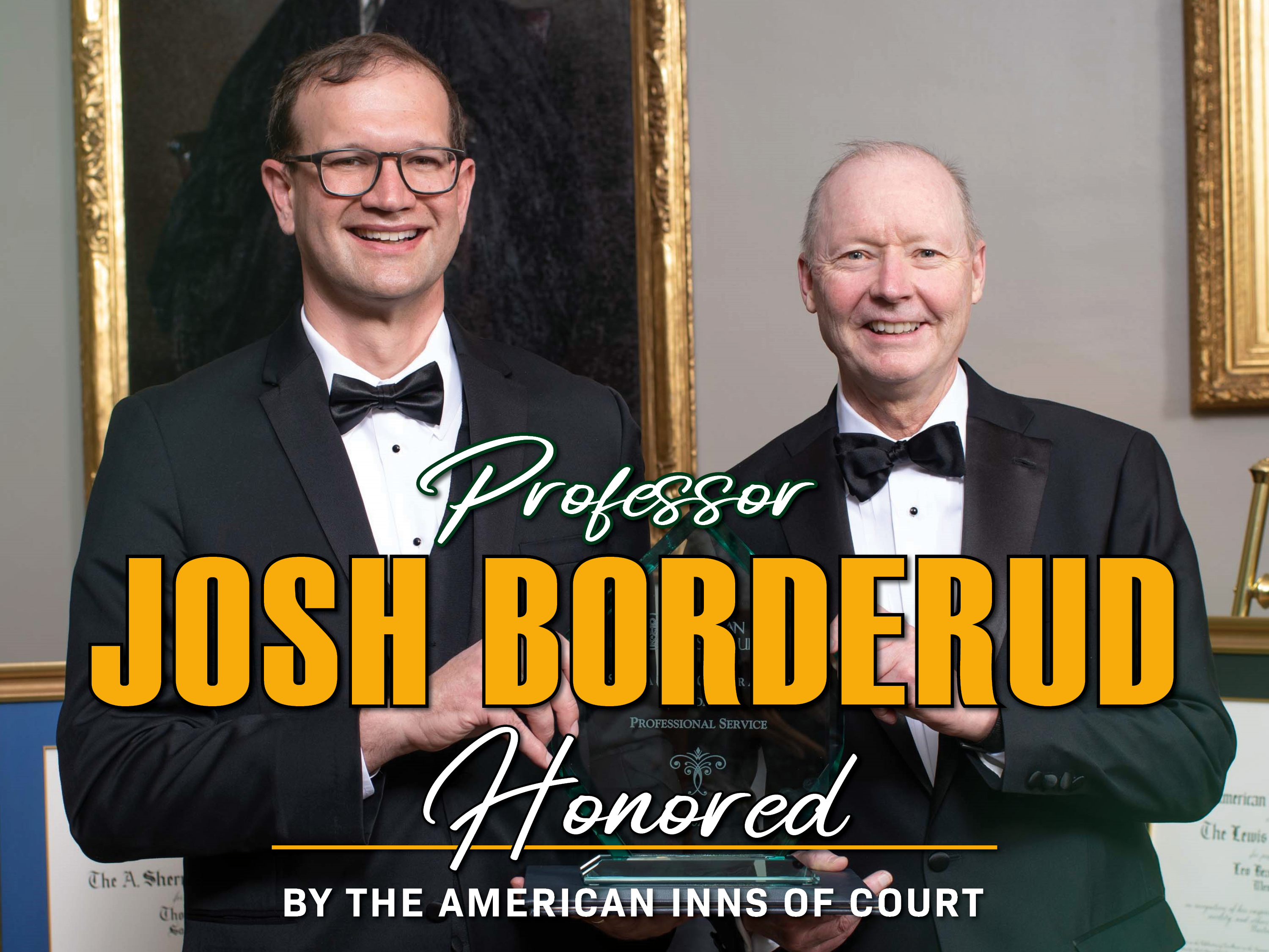 Josh Borderud Honored by American Inns of Court