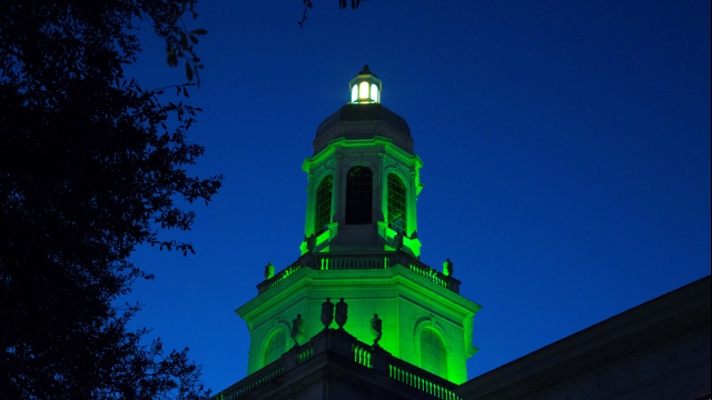 Pat Neff Hall Lights