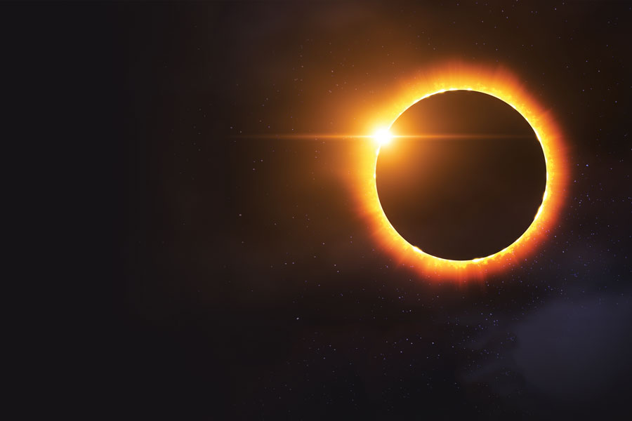 Eclipse Over Texas