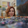Painting Professor Winter Rusiloski Interviewed on KWBU