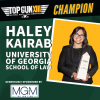 University of Georgia School of Law student Haley Kairab is Baylor Law's Top Gun National Mock Trial Competition Champion for 2022