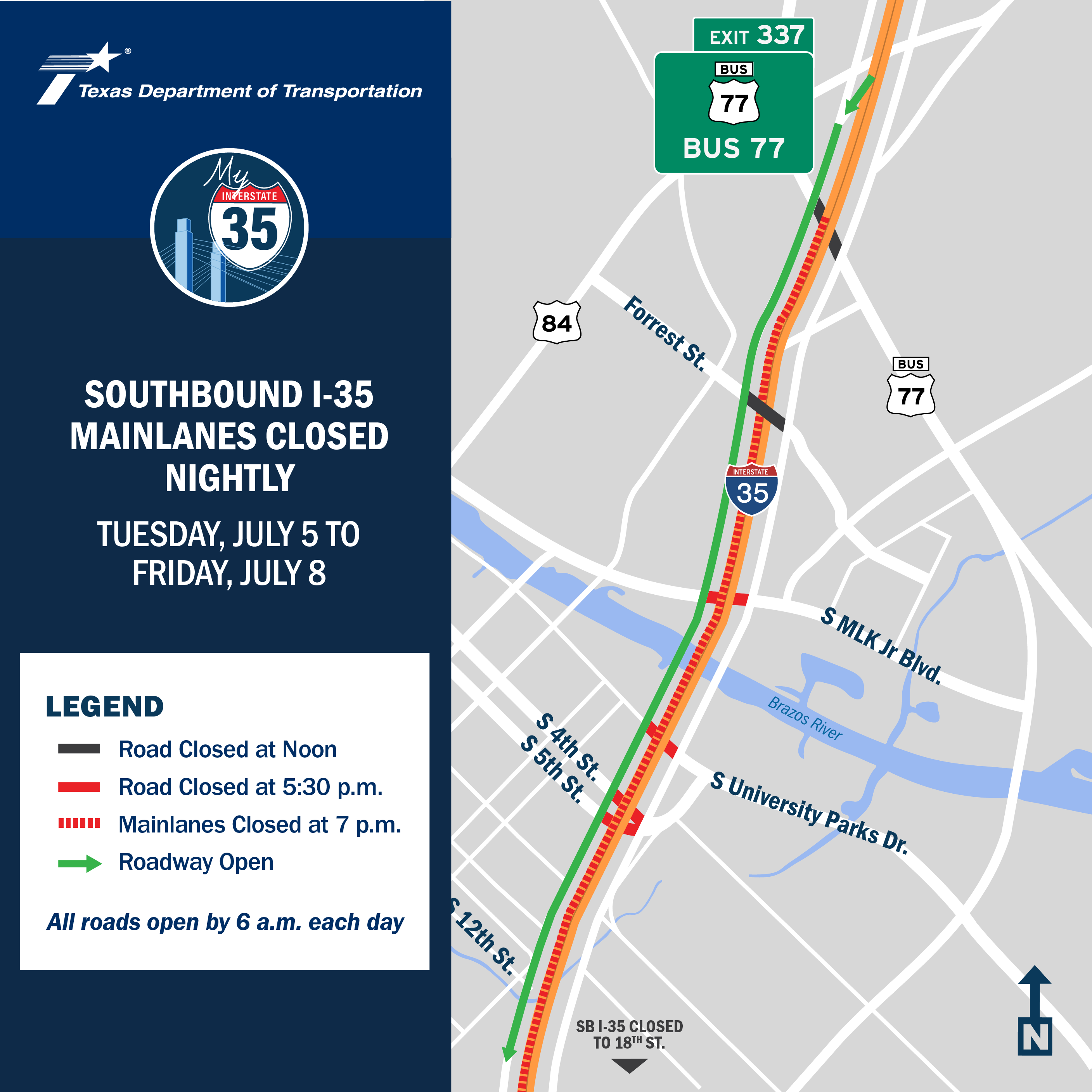 TxDOT July 5-8, 2022