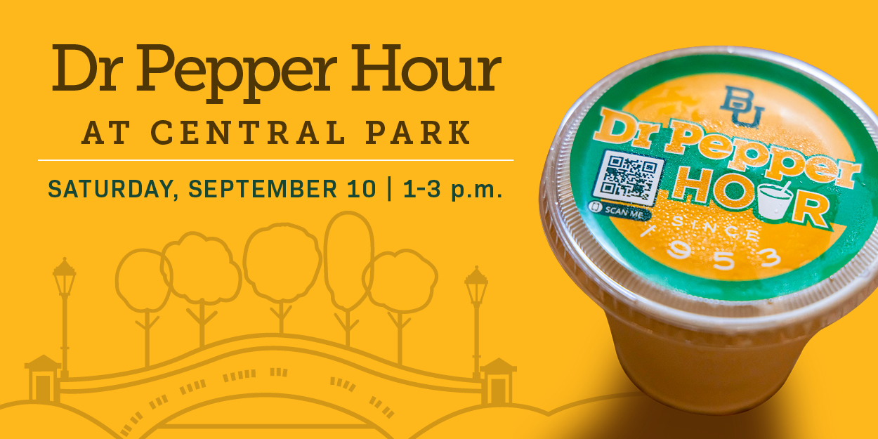 Dr Pepper Hour in Central Park Banner