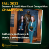 McKinney and Zermeno Simon Win Baylor Law’s 2022  Dawson & Sodd Moot Court Competition
