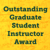 Congratulations to Cordell Hammon for receiving the 2021-2022 Outstanding Graduate Student Instructor Award.
