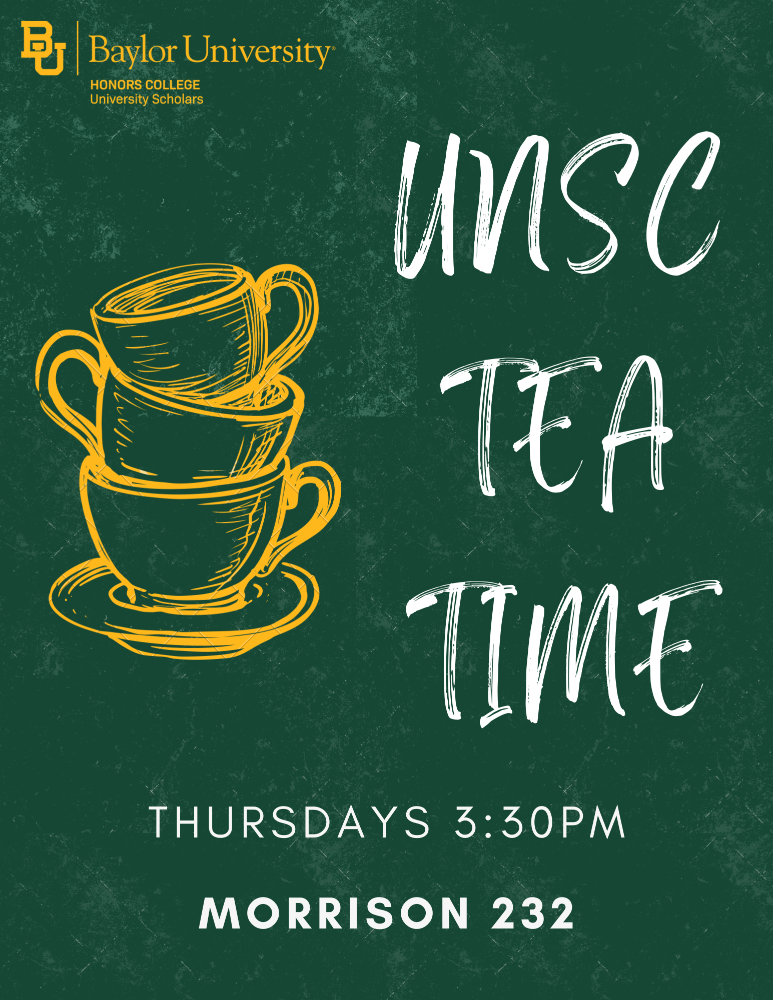 UNSC Tea Time Flyer
