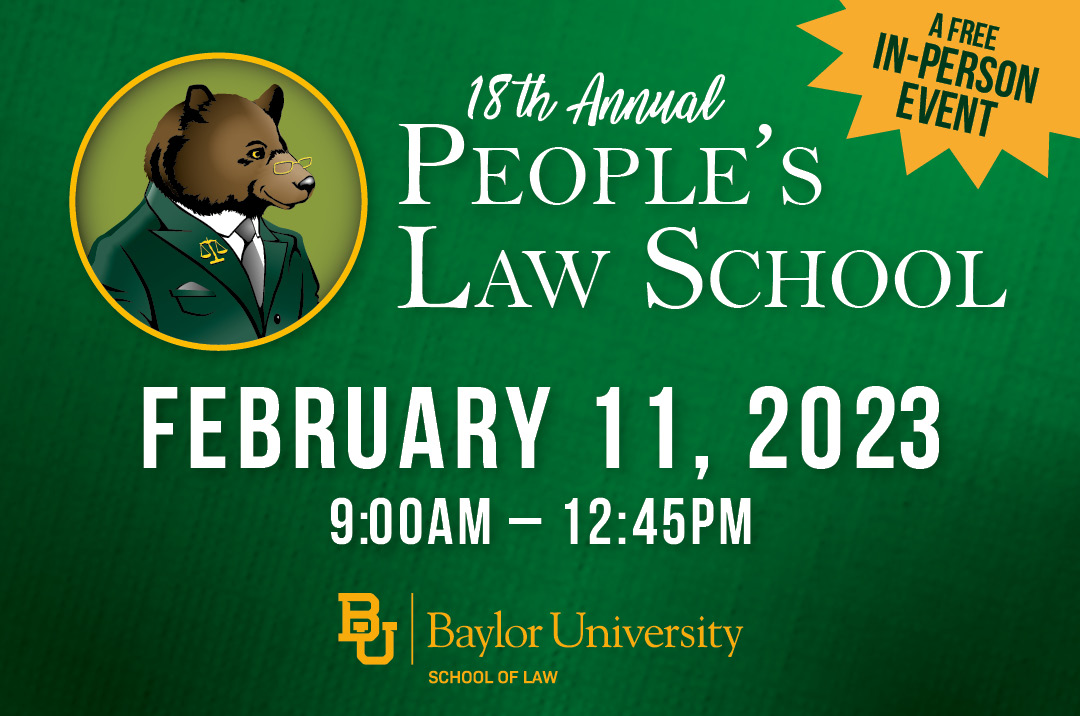 Registration is Open for the 2023 People's Law School