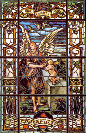 Stained Glass-Guardian Angel